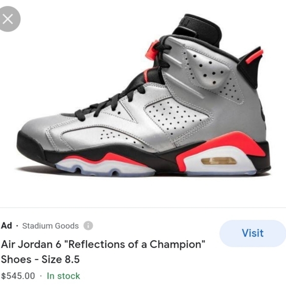 Jordan 6 reflection of a champion - Picture 4 of 4